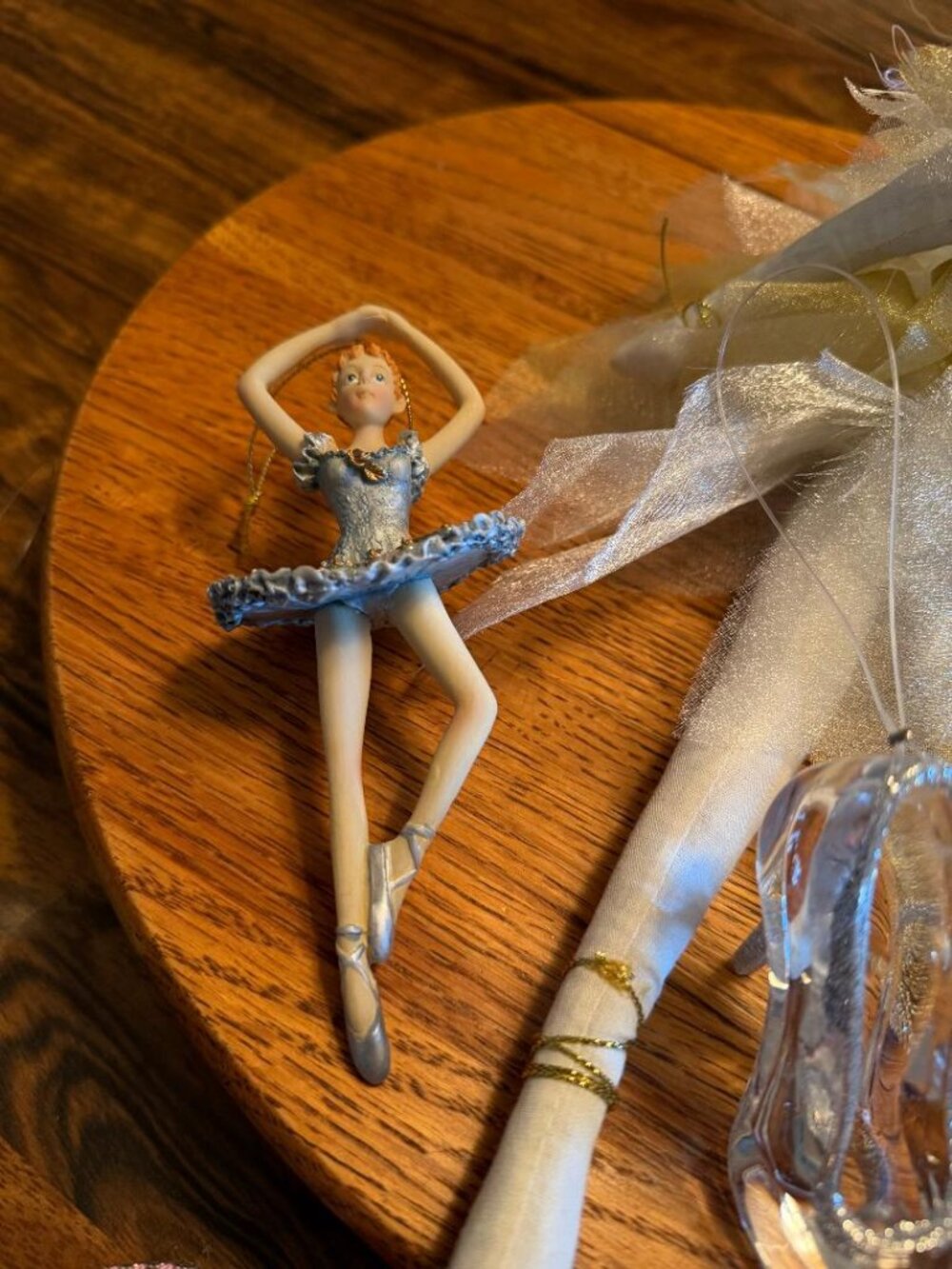 Fairy and Ballerina Christmas Ornament Lot - Picture 7 of 8